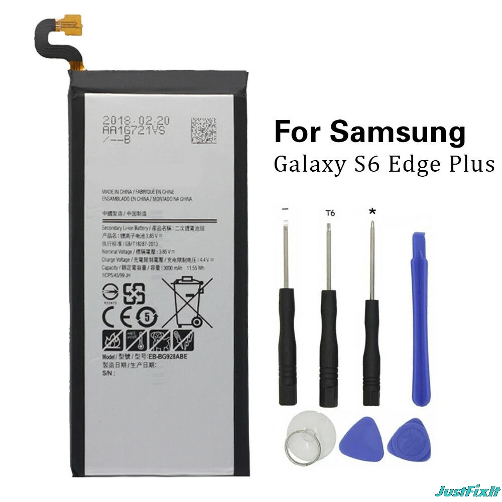 Оригинальный сменный аккумулятор для samsung GALAXY S6/S6 Edge/S6 Edge Plus/S7/S7 Edge/S8/S8 +/S9 G920 G925 G930