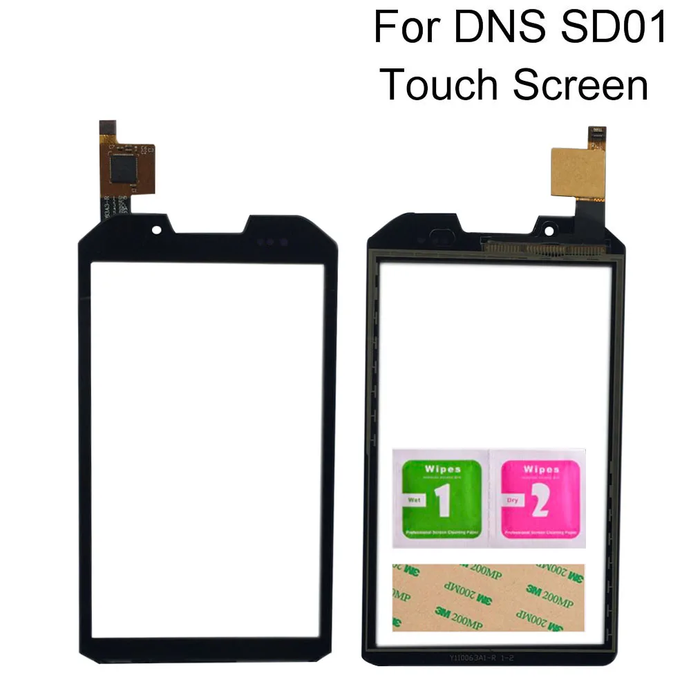 

Сенсорная стеклянная сенсорная панель для DNS SD01 сенсорный экран дигитайзер сенсорный экран инструменты 3 м клей