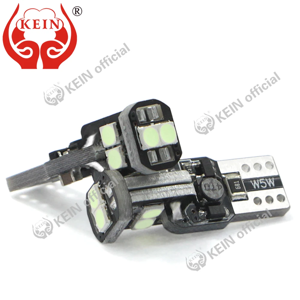 KEIN 2 шт. T10 светодиодный двойной Алюминий Запчасти излучающий W5W 194 168 6smd 3030