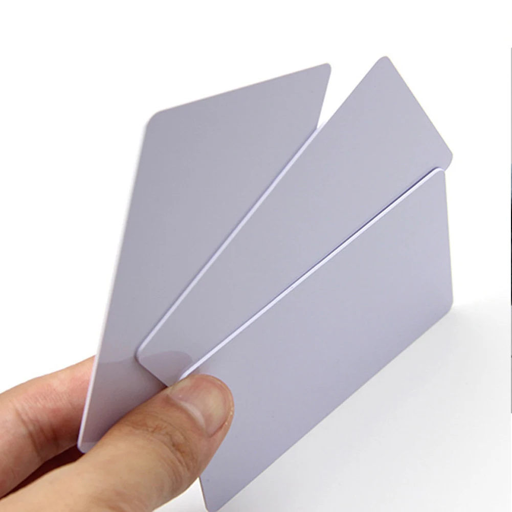 

10pcs 50pcs Access Control White Blank NTAG215 Portable Durable Rewriteable Office Elevator PVC Smart NFC Cards Waterproof