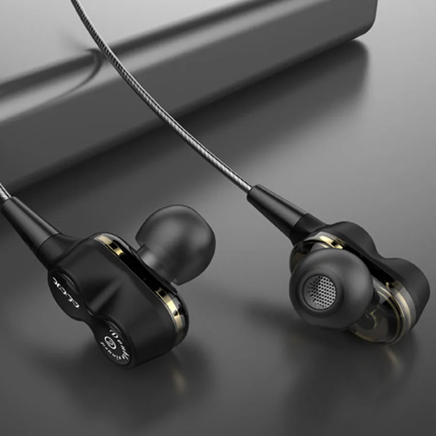 Профессиональная студия динамические стерео наушники спортивные музыка игровые