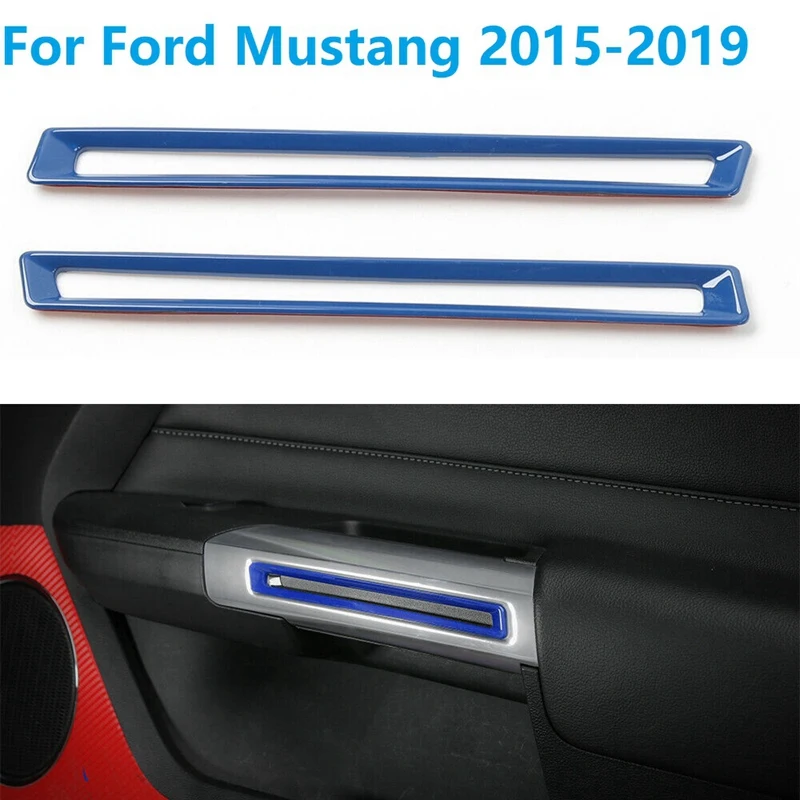 

2 шт., декоративная накладка на дверь автомобиля, для Ford Mustang 2015-2019