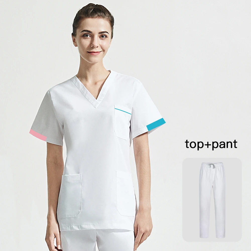 Viaoli медицинской Для мужчин скрабы одежда униформа новый v-образным вырезом