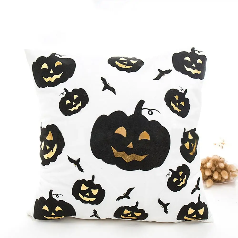 Хэллоуин паутина Тыква Печать Бросок Подушка Чехол диван кровать домашний