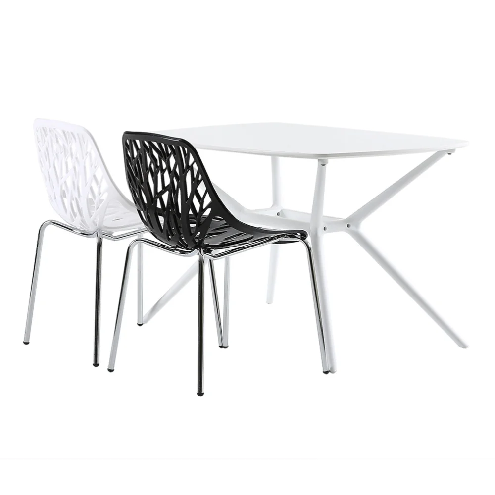 

4pcs Birds Nest Style Lounge Chair Home Adornment Bar Coffee Shop Chic Seat Supply Vintage Chair Gadget Home Supply (Black)