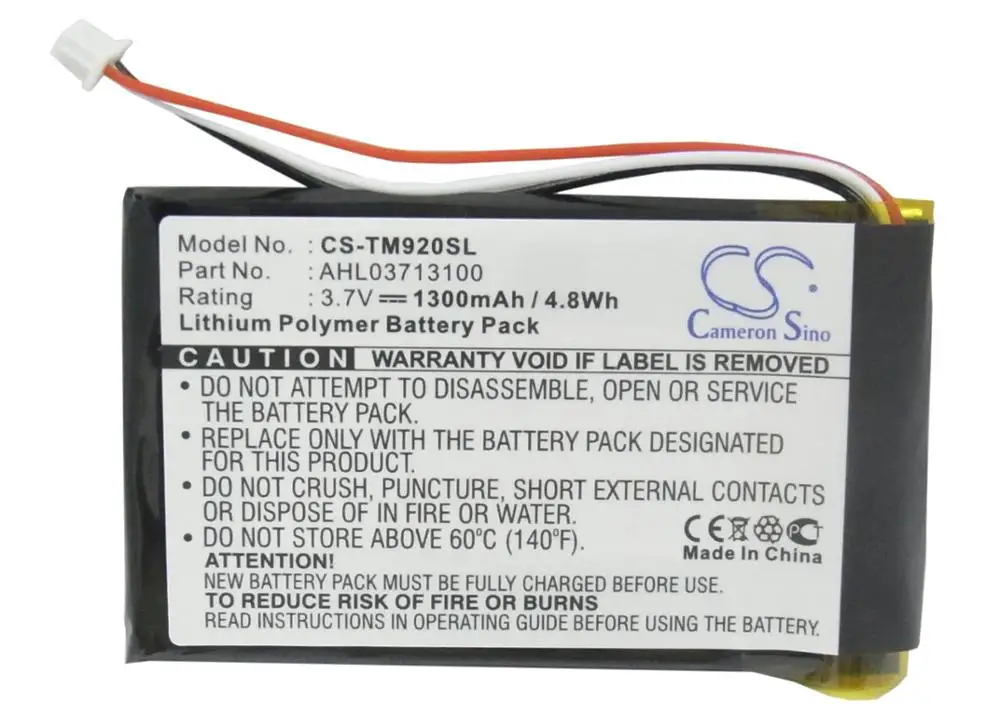 Аккумулятор Cameron Sino GPS для TomTom GO 920 920T XL330 XL330S One XL 340 340S LIVE Новый|gps battery|battery for gpstomtom one