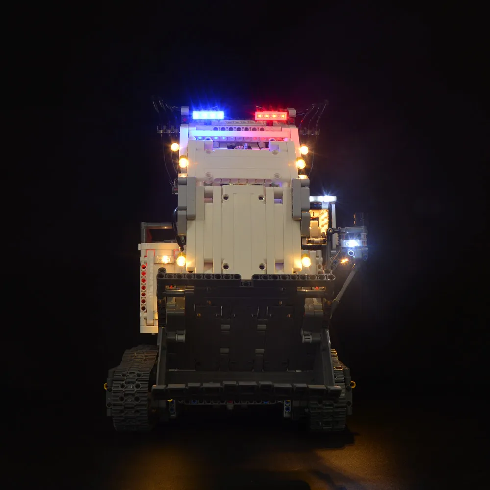 Juego de iluminaci&oacute;n LED para excavadora Liebherr R 42100, juguete artesanal, bloques de construcci&oacute;n, juego de iluminaci&oacute;n, no incluye modelo, 9800-2