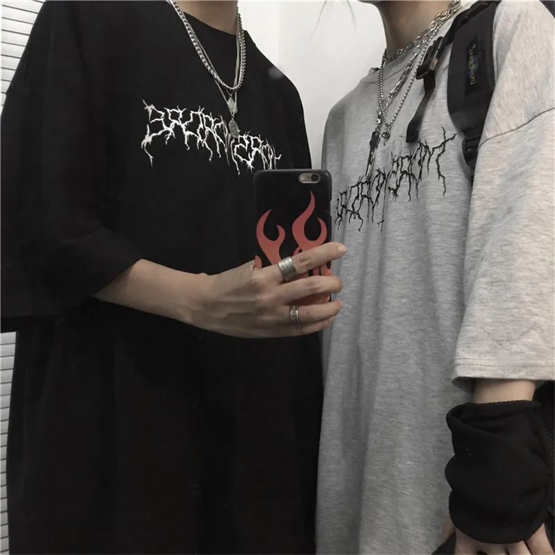Lychee Harajuku Devil Star женская футболка с принтом руки, свободная женская футболка, летние футболки, круглый вырез, короткий рукав, женские футболки