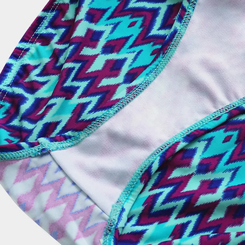 Купальник в стиле бохо для девочек Цельный Детский купальник купальные костюмы с