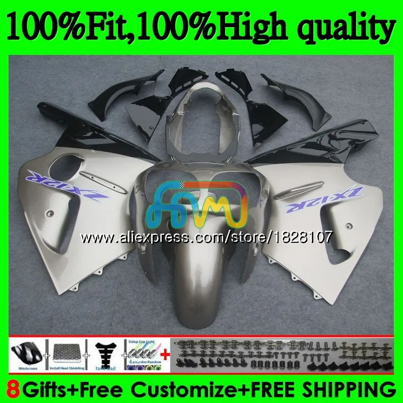 

Injection For KAWASAKI ZX1200 C ZX 1200 12R 1200CC 00 01 20BS.20 ZX 12 R ZX-12R ZX12R 00 Stock silvery 01 2000 2001 OEM Fairings