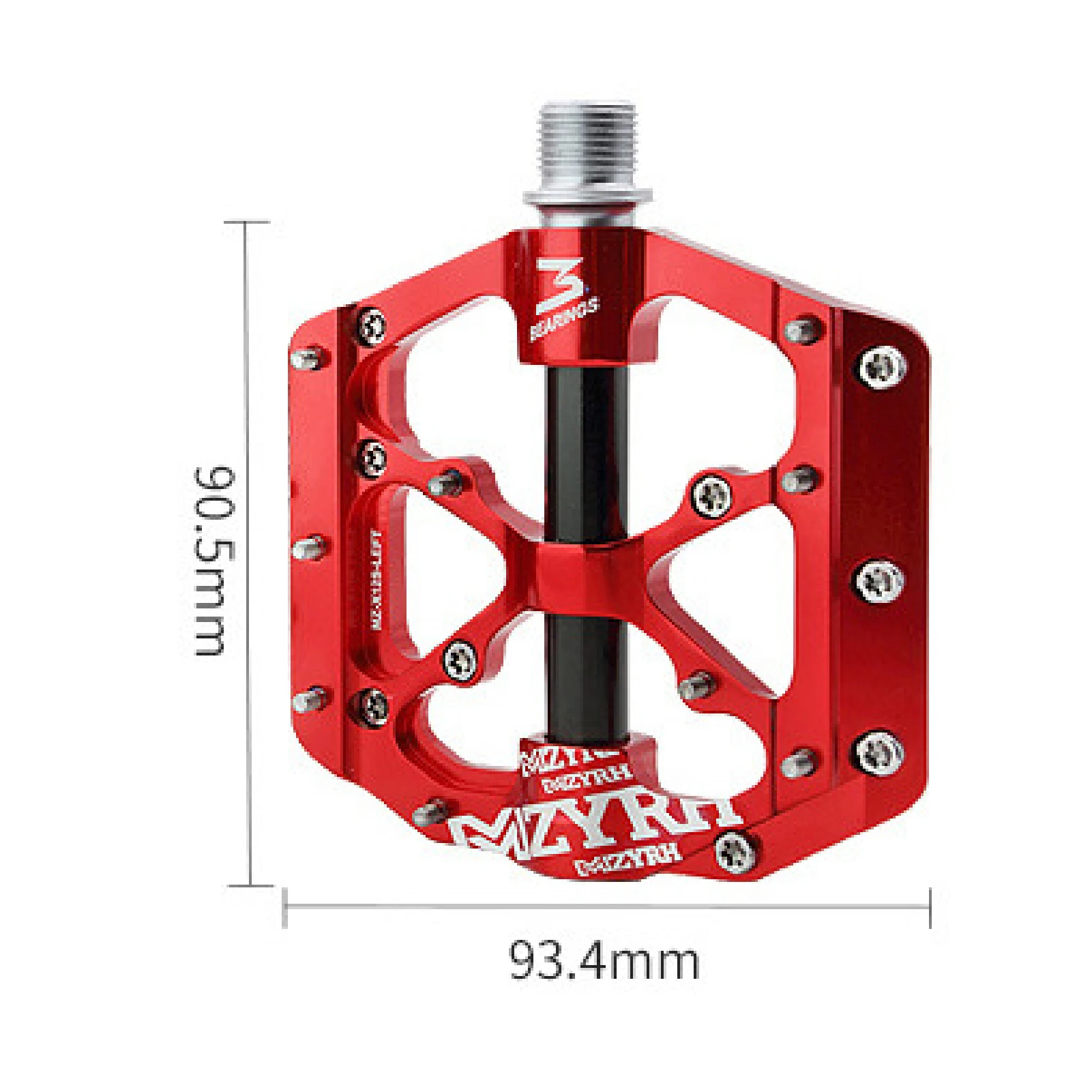 

2Pcs Bicycle Aluminum Alloy Pedals Chromium Molybdenum Steel Shaft Bike Supplies Outdoor Bicycle Riding Accessories