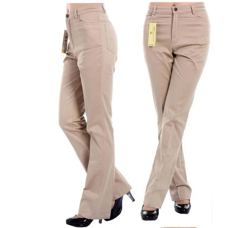 2020 женские брюки осень зима прямые размера плюс повседневные SK214 | Женская одежда