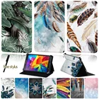 Универсальный чехол для планшета из искусственной кожи для Samsung Galaxy Tab 2 Tab 3 Tab 4Tab 10,1Tab 10,1 LTE, противоударный защитный чехол + стилус