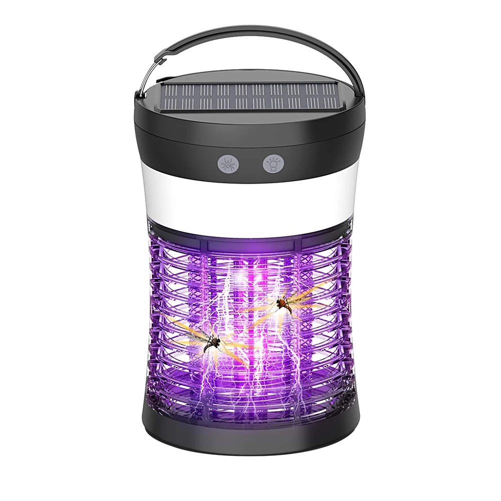 

LED Solar Mosquito Repellent Light Electric Bug Zapper Anti Insect Light Garden Yard Lawn Light Insect Dispeller Control Tool