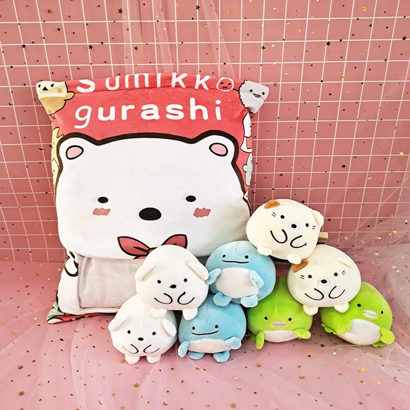 Плюшевый мешок пудинга микробная подушка в углу для закусок мягкая игрушка