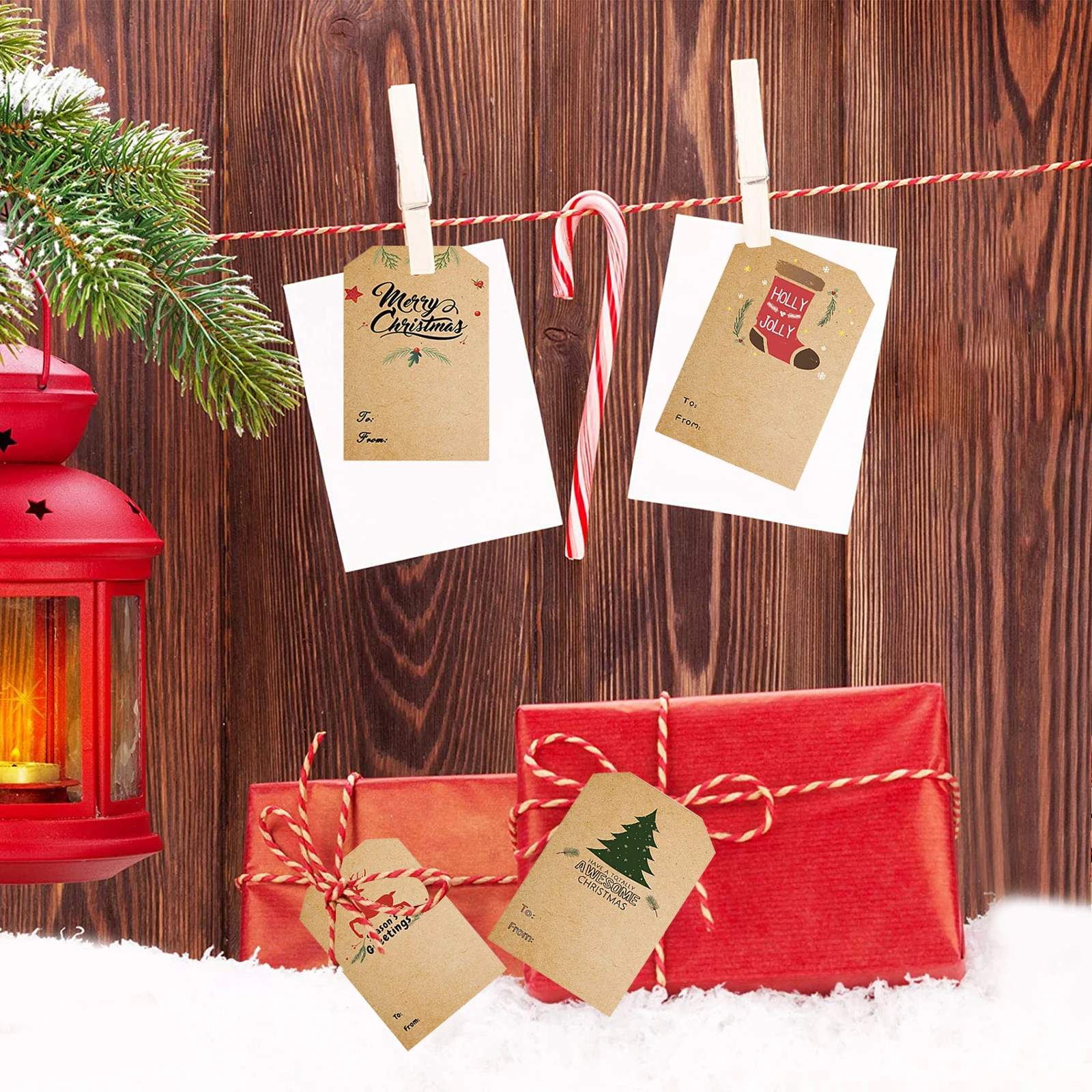 300 шт. ярлыки для рождественской елки #20 | Дом и сад