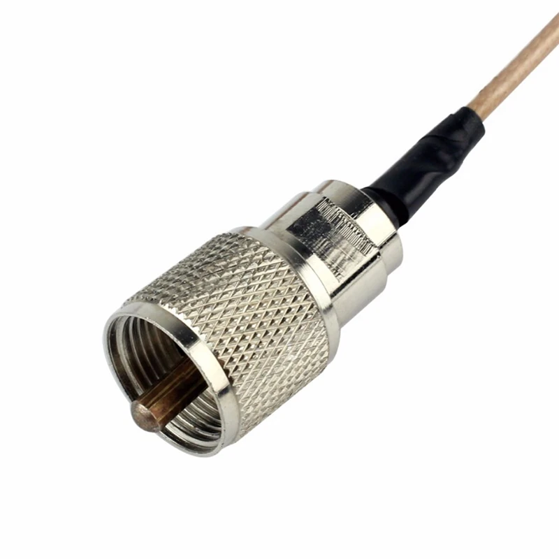 Розовый коаксиальный кабель HTHL 5 метров UHF / PL-259 для мужчин YAESU мобильного телефона
