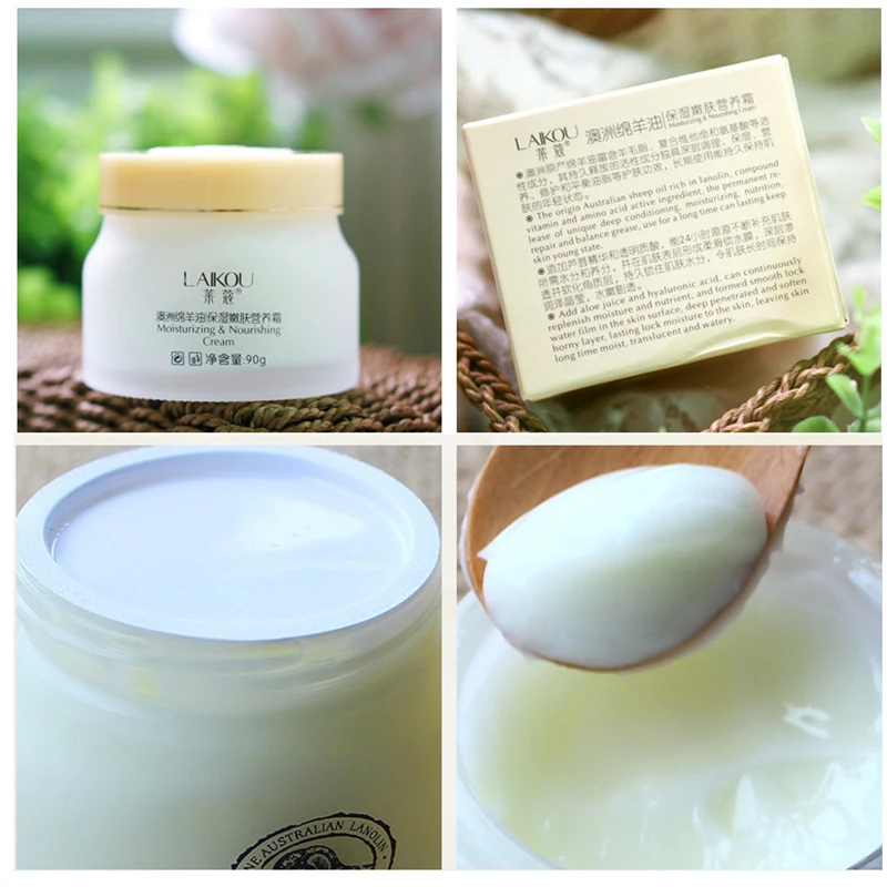 

European Sheep Oil Face Cream Deep Moisturizing Refreshing Oil Control Anti-drying Anti-Chapped Body Lotion Gentle Hand Cream
