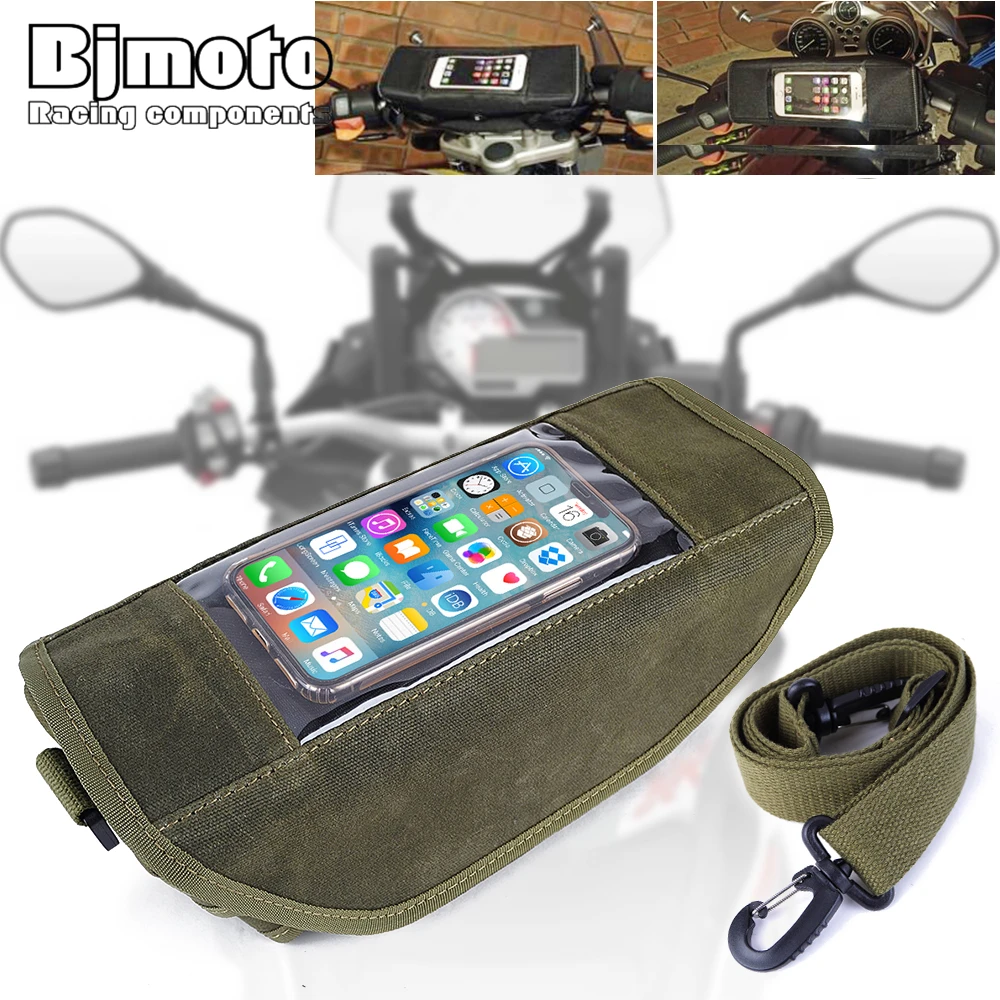 Motorcycle bike Handlebar Bag Shoulder Bag Storage Tool Pouch For BMW R nineT R nineT Pure R nineT Scrambler R nineT Urban G/S