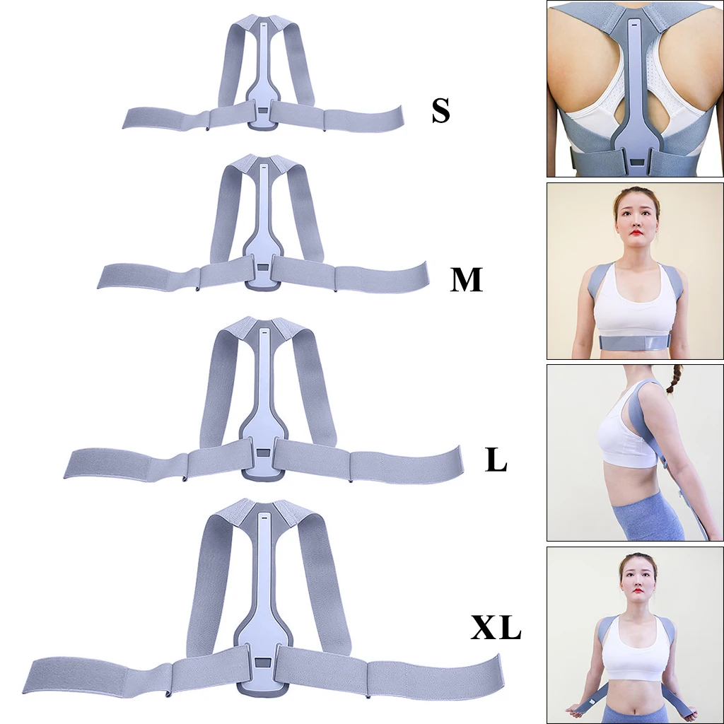 

Posture Corrector for Men and Women - Upper Back Straightener Brace, Clavicle Support Adjustable Device Shoulder Neck