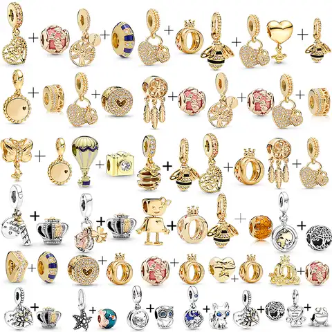 2 pcs./Lot 2021 New trend beads “Life of a tree” of gold are suitable for bracelets and necklaces “Make yourself” for women and men of the Southern