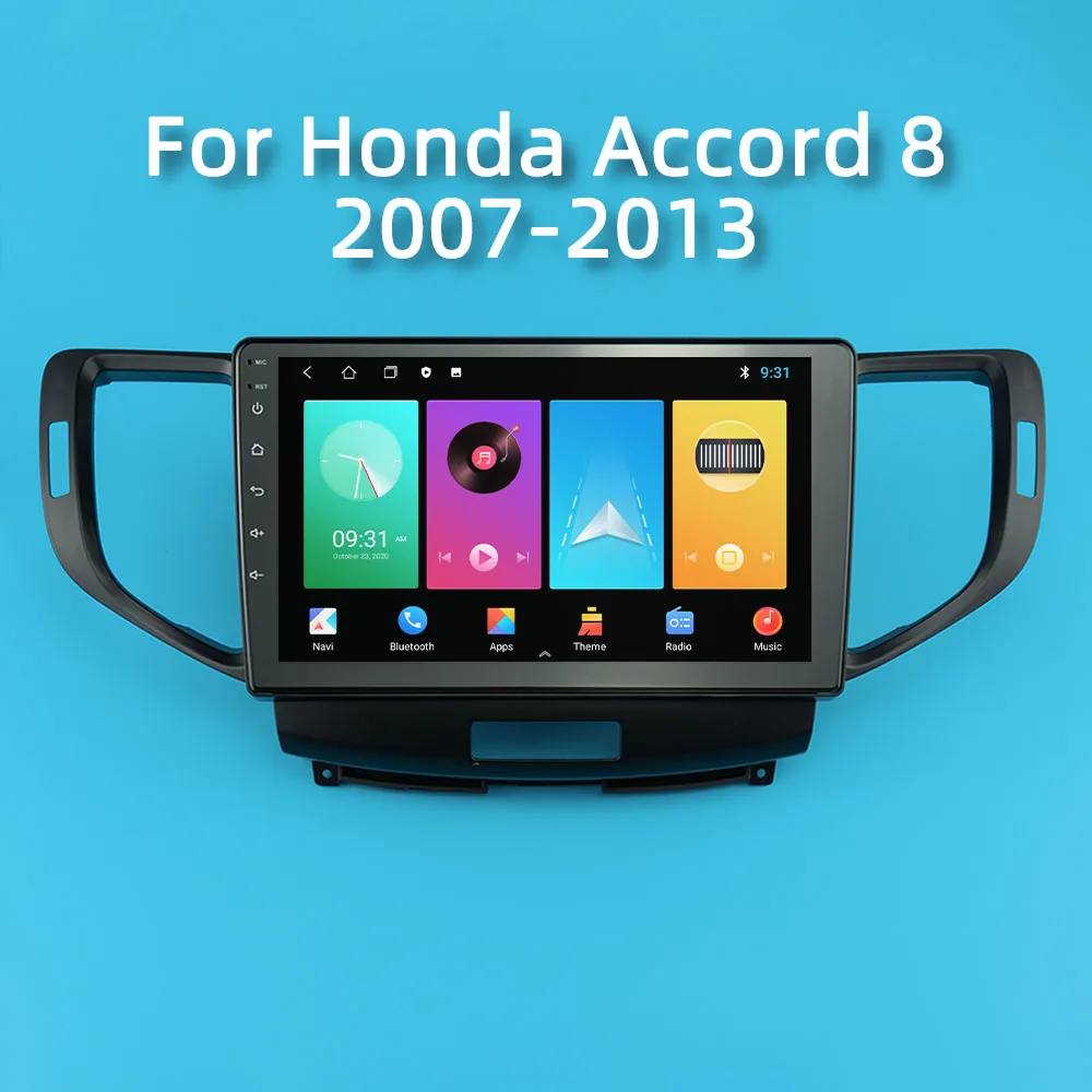 Автомагнитола для Honda Accord 8 2007-2013 9 дюймов 2 Din Android стерео Wi-Fi GPS-навигация