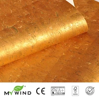 mywind new design new style silver orange cork wallpaper design natural wood white home decor wall paper