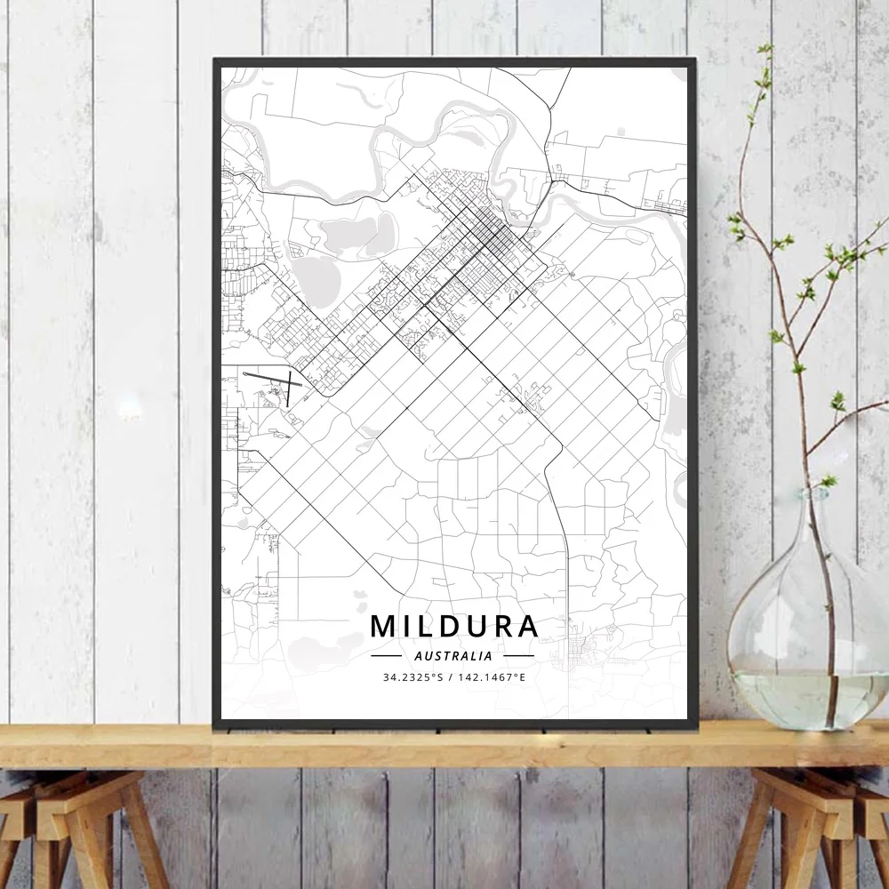 Мельбурн милдура Ньюкасл Нора порт Перт макури карта австралийского города