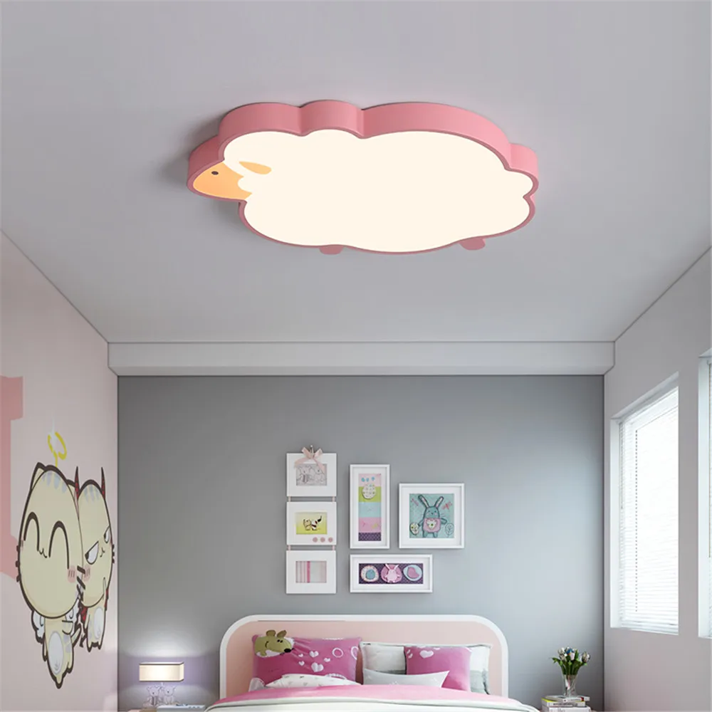 Современные тапочки с милой вставкой овечки светодиодный потолочный светильник