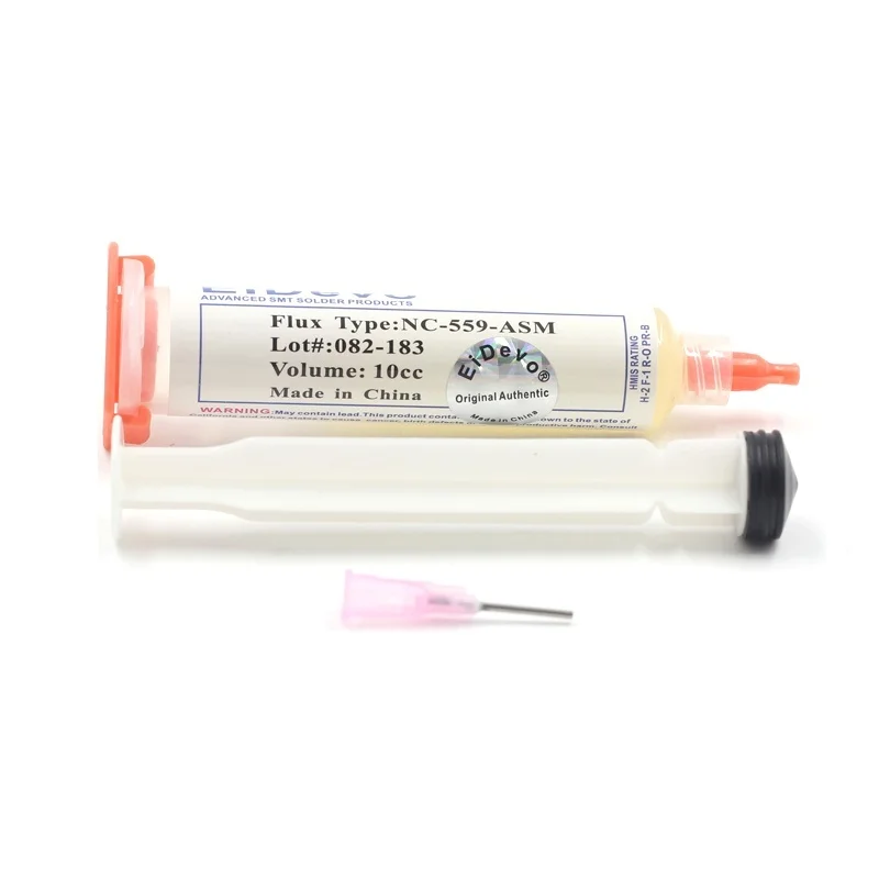 Паяльная флюсовая паста 559 10cc NC ASM UV флюс без свинца паяльная Флюс + иглы|Сварочные