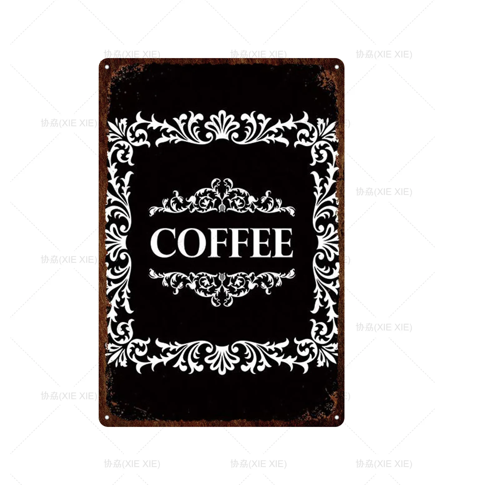 

Coffee Tin Sign Vintage Metal Sign Plaque Metal Vintage Wall Decor For Kitchen Coffee Bar Cafe Retro Metal Posters Iron Painting