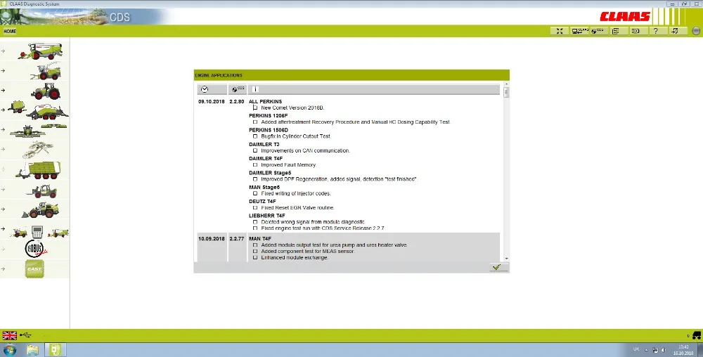 Для компакт-дисков Claas 7.5.1 (время работы 3.5.0) [обновление 2020] высокий уровень