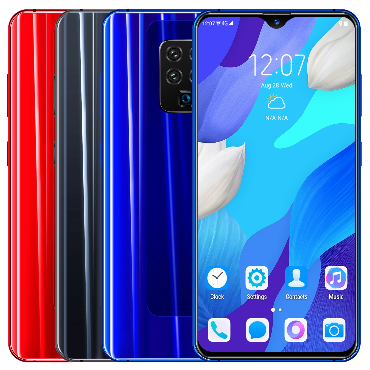Cectdigi mate 35 3D стеклянная задняя крышка 5MP 2MP 6,3 дюймов 3000 мАч Android 5,1 2G+ 16GQuad core 2SIM Drop screen Face ID разблокировка телефона