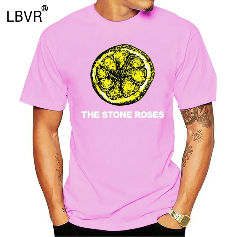 Классическая футболка с логотипом The Stone Roses черная хлопковая все размеры больше