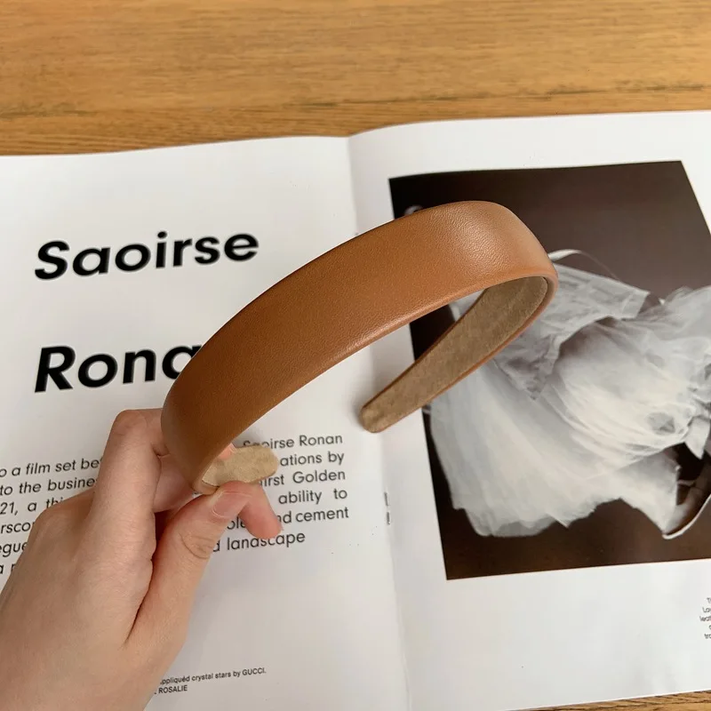 Ободок для волос Однотонный женский в Корейском стиле |