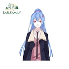 EARLFAMILY 13 см x 8,4 см для Honkai Impact 3 наклейки на автомобильные сборники наклейки на окна мотоцикла водостойкая защита для багажника двери автомобиля