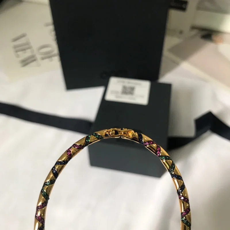 Модные амулеты копия 1:1 Желтый Многоцветный этнический браслет с крестами