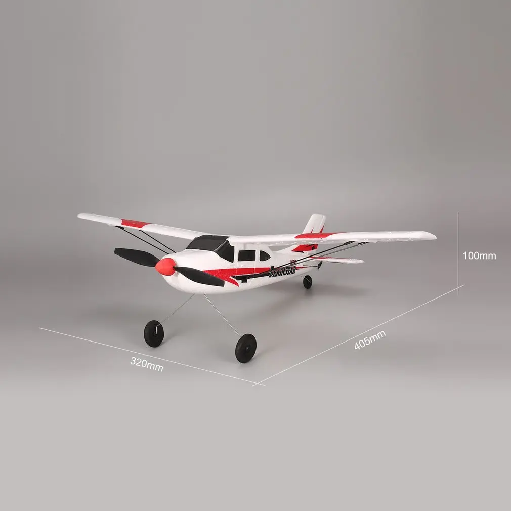 

VOLANTEX V761-1 2.4Ghz 3CH Mini Trainstar 6-Axis Remote Control RC Airplane Fixed Wing Drone Plane RTF for Kids Gift Present