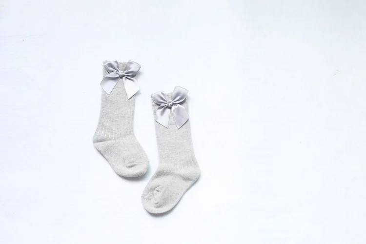 

Autumn Bow Baby Socks Bubble Combed Cotton Socks Sweet Children Baby Socks cute socks For Kids