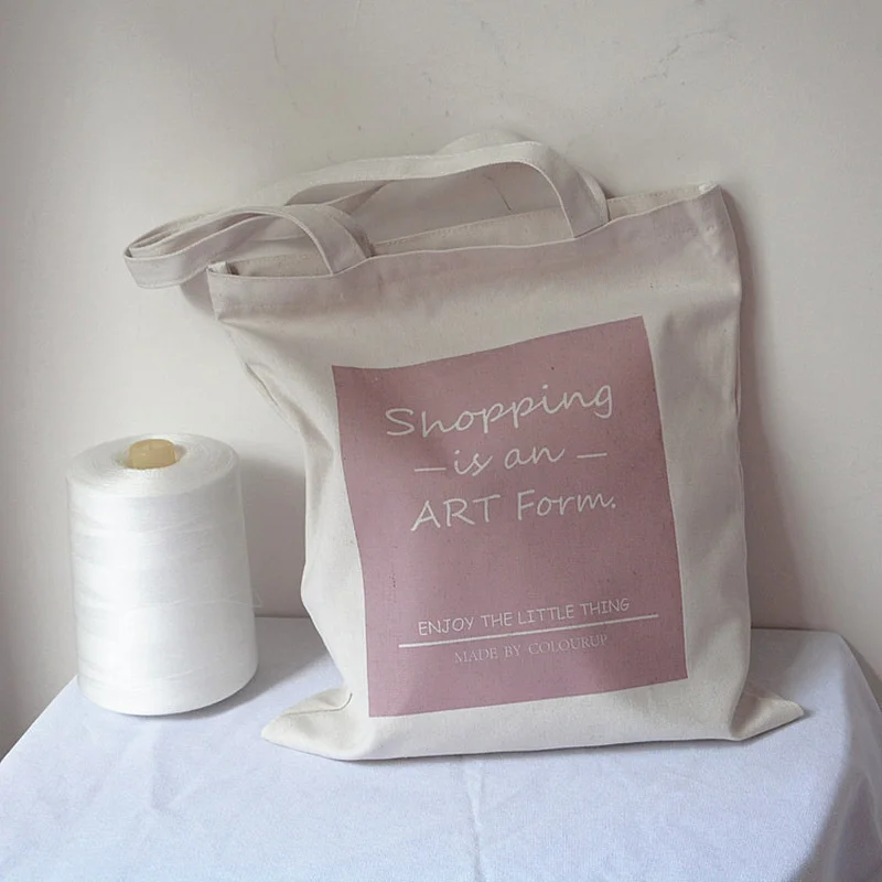 

Women's Canvas Bag Large Capacity Woman Fabric Cloth Tote Shopping Bag Ladies Shopper Shouder Bags Handbags Casual Beach Bag