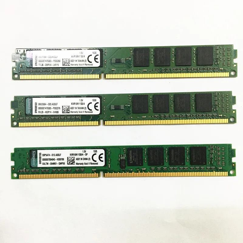 Kingston оригинальный память оперативная ddr 3 ddr3 4 Гб 2 DDR3 8 PC3 10600 12800 1333 МГц 1600 для