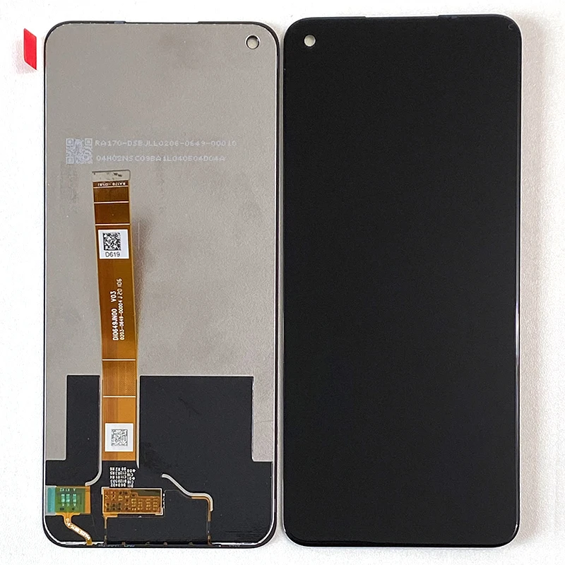 ЖК экран 6 5 &quotM &amp Sen для Oppo Realme 7 RMX2155 сенсорная панель дигитайзер 5G RMX2111 рамка
