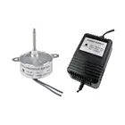 Низкоскоростной синхронный двигатель TYC40 12 В переменного тока 5 обмин с источником питания переменного тока-вход 220 В выход переменного тока 12 В ЕС для Рождественского украшения