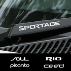 Автомобильные наклейки на стеклоочистители для Kia Sportage 3 4 QL Rio K2 Optima Sorento Picanto Ceed Forte Cadenza K9 Soul, автомобильные аксессуары
