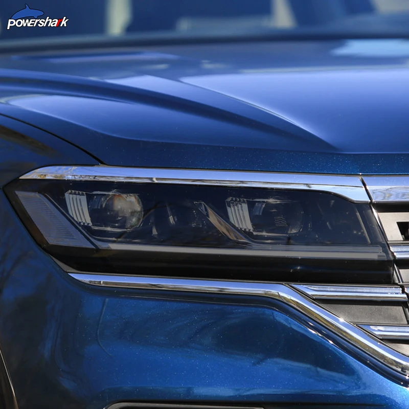 2 шт Автомобильная фара тонированная Черная защитная пленка прозрачная ТПУ