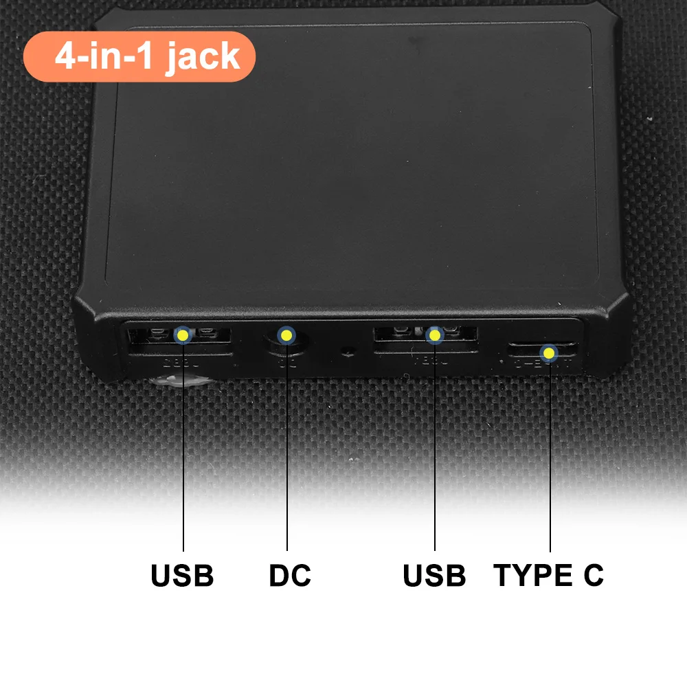 Складная солнечная панель с двумя USB-портами 300 Вт | Электроника