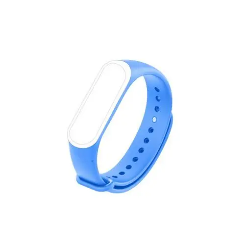 12 Разноцветный сменный ремешок для браслета Dobule mi Band 4, силиконовый водонепроницаемый браслет, сменный ремешок для Xiao mi band 4 - Цвет: 12