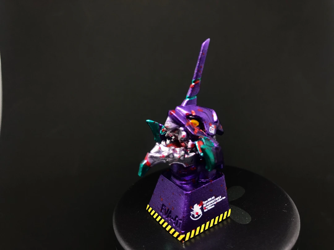 

1 Pcs Key Evangelion Keycap Evangelion-01 Eva 01 Personality Mechanical Keyboard Keycaps Unit 1 Unit 2 Strike Out Runaway