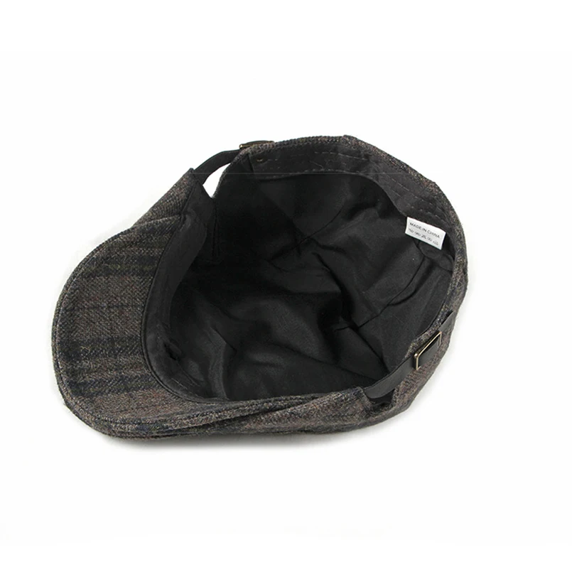 Men Berets Felt Beret Hat Men British Plaid Caps Fashion Painter Hats Women Casual Checkered Berets French Hat Women Beret Hat