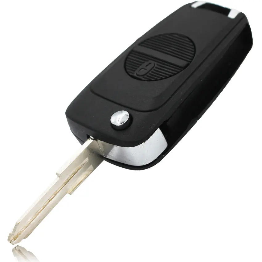 Раскладного 2 кнопки дистанционного ключа для Nissan Almera Maxima Micra Primera Serena Terrano с NSN11 A32 лезвие